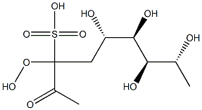 sulfoquinovosyl-1-O-dihydroxyacetone Structure