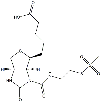 S-((N-biotinoylamino)ethyl)methanethiolsulfonate 구조식 이미지