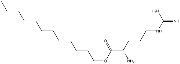 arginine dodecyl ester Structure