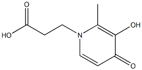 1-(2'-carboxyethyl)-3-hydroxy-2-methyl-4-pyridinone Structure