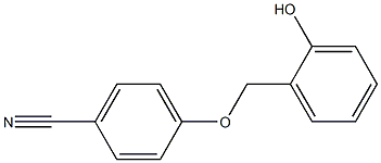 o-hydroxybenzyl p-cyanophenyl ether 구조식 이미지