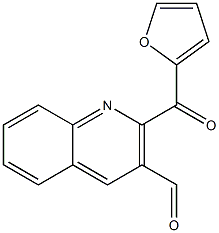 5-furoylquinoline-3-carboxaldehyde Structure