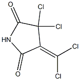 3,3-dichloro-4-(dichloromethylene)-2,5-pyrrolidinedione 구조식 이미지