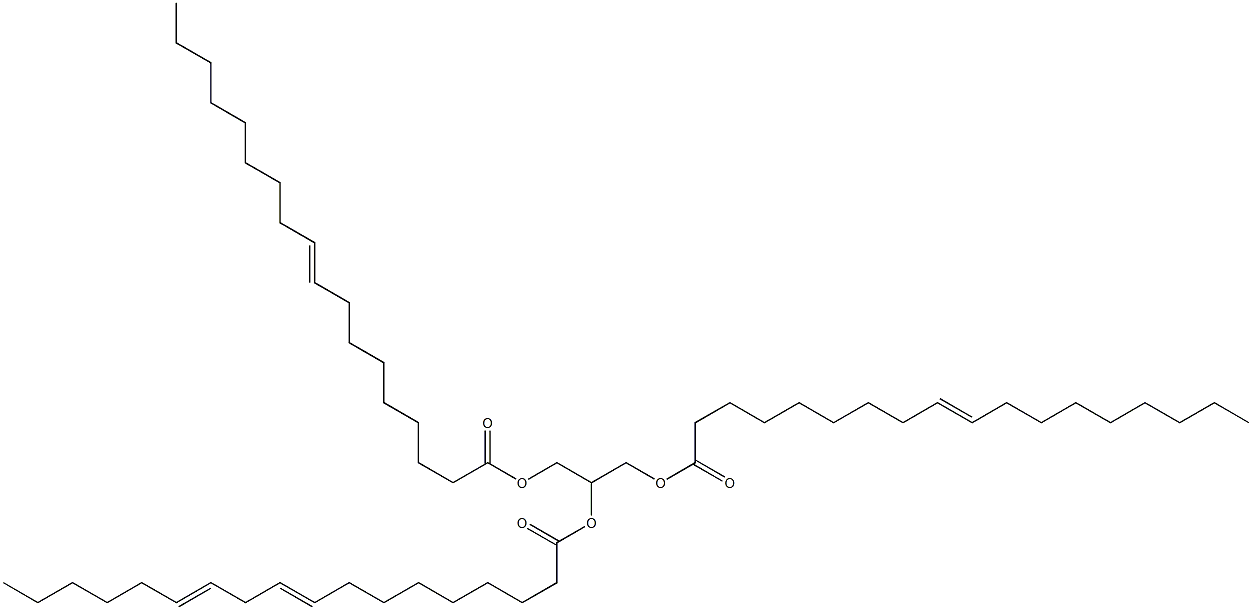 1,3-di-(9-octadecenoyl)-2-(9,12-octadecadienoyl)glycerol 구조식 이미지