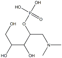 4-phospho-5-(N,N-dimethylamino)-1,2,3,4-pentanetetrol 구조식 이미지