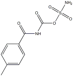 O-(4-tosylamidocarbonyl)sulfamic acid 구조식 이미지