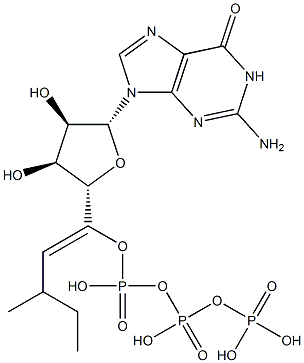 betagamma-methylene-guanosine 5'-triphosphate 구조식 이미지