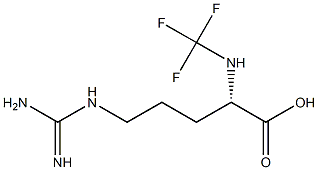 (trifluoromethyl)arginine Structure