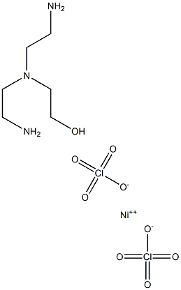 bis(2-aminoethyl)aminoethanol nickel(II) diperchlorate 구조식 이미지