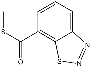 S-methyl benzo(1,2,3)thiadiazole-7-carbothioate 구조식 이미지