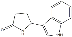 5-(3-indolyl)pyrrolidin-2-one Structure