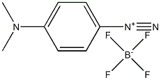 p-(N-N-dimethylamino)-benzendiazonium fluoroborate 구조식 이미지