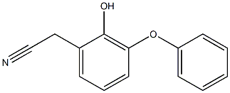 hydroxy-3-phenoxybenzeneacetonitrile 구조식 이미지