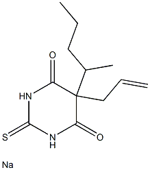 ThiamytalSodium Structure