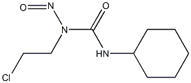 1-(2-CHLOROETHYL)-3-CYCLOHEXYL-1-NITROSUREA Structure