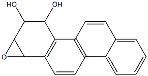 DIHYDROXY-EPOXY-TETRAHYDROCHRYSENE 구조식 이미지