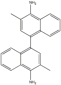 3,3'-DIMETHYL-4,4'-DIAMINO-1,1'-DINAPHTHYL 구조식 이미지