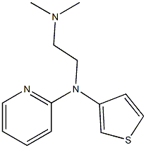 2-((2-DIMETHYLAMINOETHYL)-3-THIENYLAMINO)PYRIDINE Structure