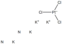 PLATINATE(2-),AMMINETRICHLORO-,DIPOTASSIUM Structure