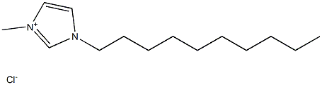 1-N-DECYL-3-METHYLIMIDAZOLIUMCHLORIDE 구조식 이미지