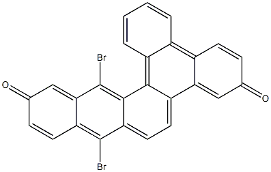 DIBROMODIBENZO(B)CHRYSENE-7,14-DIONE 구조식 이미지