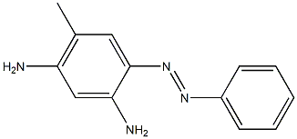 5-METHYL-2,4-DIAMINOAZOBENZENE 구조식 이미지