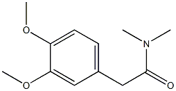 2-(3,4-DIMETHOXYPHENYL)-N,N-DIMETHYLACETAMIDE Structure