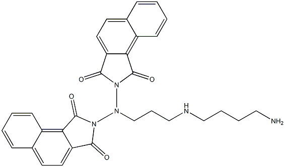 BIS-NAPHTHALIMIDOSPERMIDINE Structure