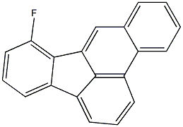 7-FLUOROBENZO(B)FLUORANTHENE 구조식 이미지