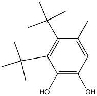 2-TERT-BUTYL-4-METHYL-6-HYDROXY-TERT-BUTYLPHENOL 구조식 이미지