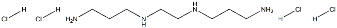 1,5,8,12-TETRAAZADODECANETETRAHYDROCHLORIDE Structure