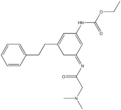 3-CARBETHOXYAMINO-5-DIMETHYLAMINOACETYL-IMINODIBENZYL Structure