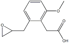 2-(2,3-EPOXYPROPYL)-6-METHOXYPHENYLACETATE Structure