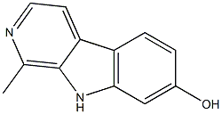 7-HYDROXY-1-METHYL-BETA-CARBOLINE 구조식 이미지