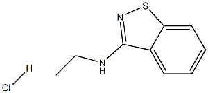 3-ETHYLAMINO-BENZISOTHIAZOL-HYDROCHLORIDE 구조식 이미지