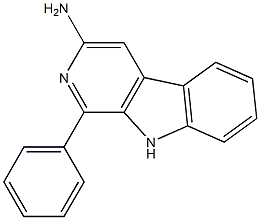 AMINOPHENYLNORHARMAN 구조식 이미지