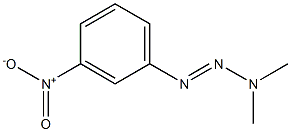 1-(3-NITROPHENYL)-3,3-DIMETHYLTRIAZENE 구조식 이미지