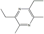 3,5-DIETHYL-2,6-DIMETHYLPYRAZINE 구조식 이미지