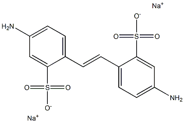 SODIUM4,4'-DIAMINO-2,2'-STILBENEDISULPHONATE 구조식 이미지