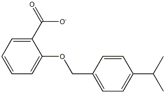 4-ISOPROPYLBENZYLSALICYLATE Structure