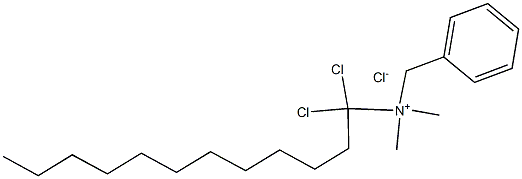 DICHLOROBENZYDIMETHYLDODECYLAMMONIUMCHLORIDE Structure