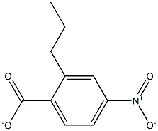 N-PROPYL-PARA-NITROBENZOATE Structure