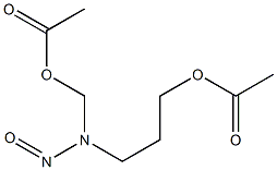 N-(3-ACETOXYPROPYL)-N-(ACETOXYMETHYL)NITROSAMINE Structure