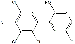 2',3',4',5,5'-PENTACHLORO-2-HYDROXYBIPHENYL Structure