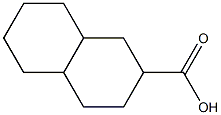 DECAHYDRO-2-NAPHTHOICACID Structure