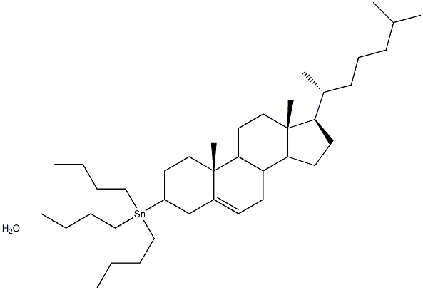 CHOLESTERYLTRI-N-BUTYLTINETHER 구조식 이미지