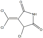 3-CHLORO-4-(DICHLOROMETHYLENE)-2,5-PYRROLIDINEDIONE 구조식 이미지