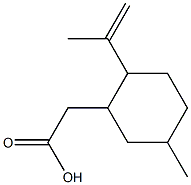 1-METHYL-4-ISOPROPENYLCYCLOHEXAN-3-YLACETATE 구조식 이미지