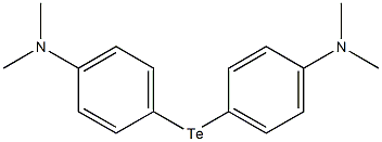 DI(4-(N,N-DIMETHYLAMINO)PHENYL)TELLURIDE Structure