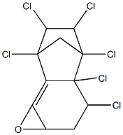 HEXACHLORO-OCTAHYDRO-EXO-7,8-EPOXY-1,4-METHANONAPHTHALENE 구조식 이미지